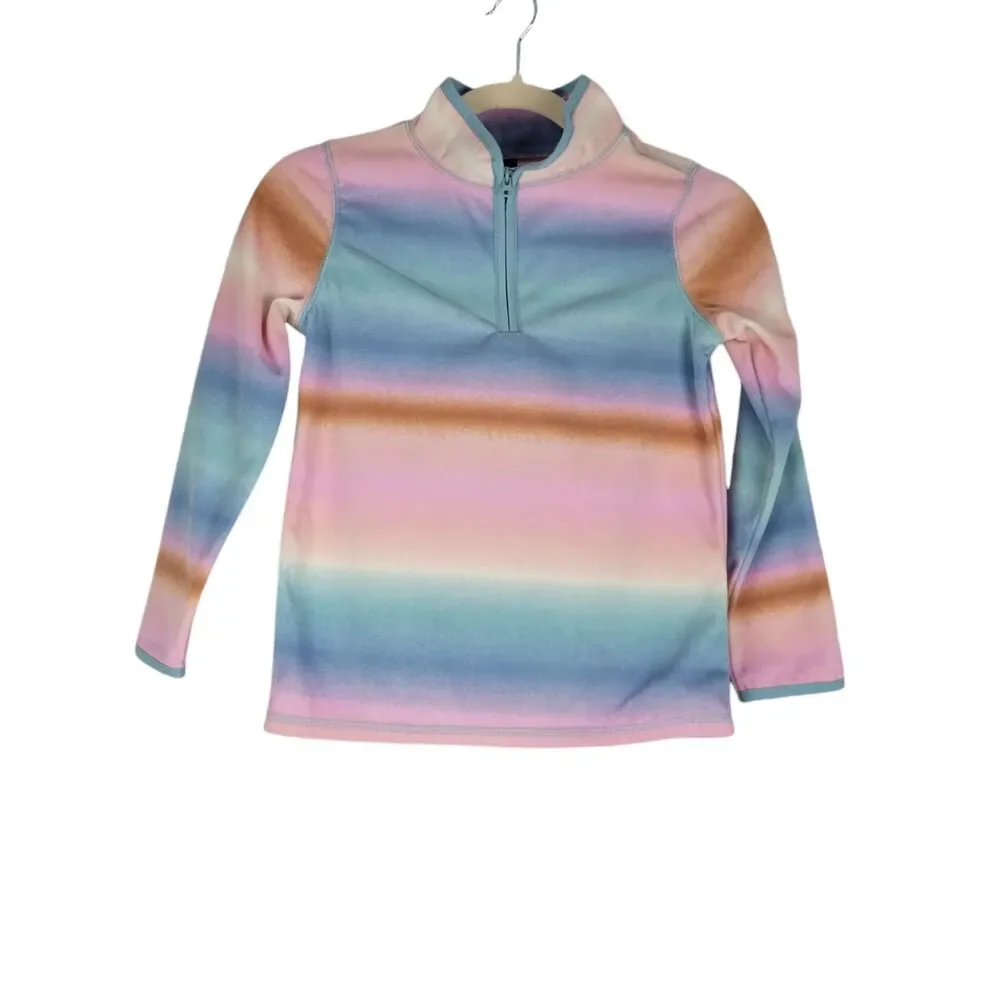 OshKosh B'Gosh Kids Girls 8 Colorful Stripes 100% Polyester Pullover Multi NWT